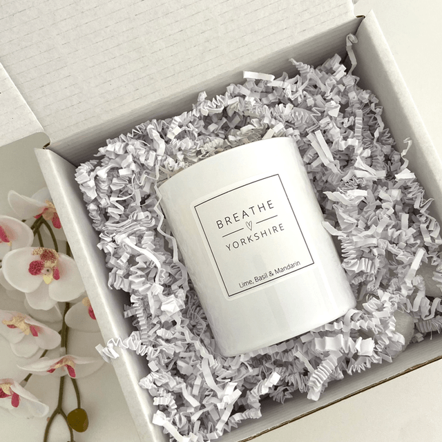 Lime, Basil & Mandarin Scented Candle 